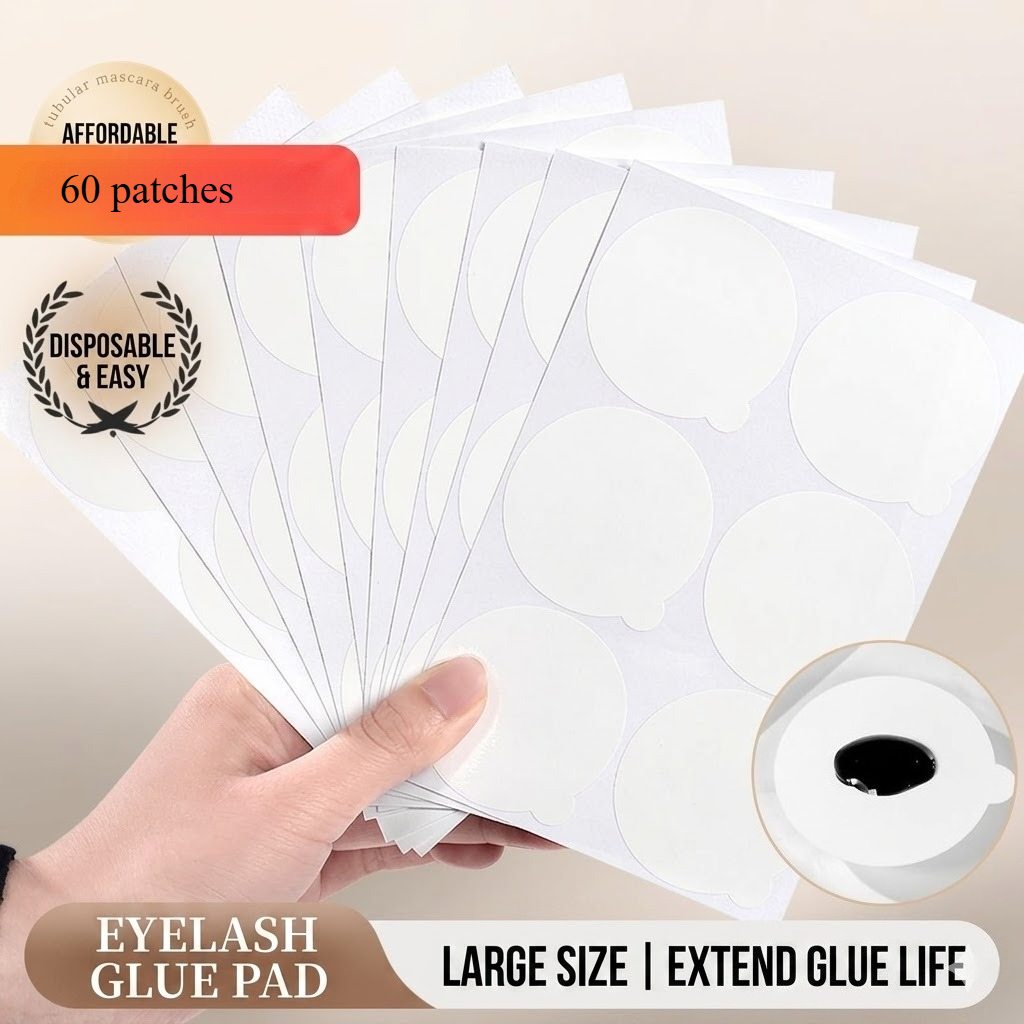 Eyelash Extension Maps - 60 patches Professional Lash Glue Stickers