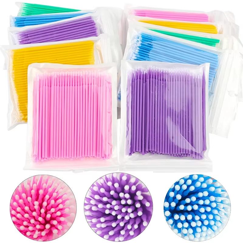 Eyelash Extension Vendor - 100Pcs Eyelash Cleaning Brush Lash Extension