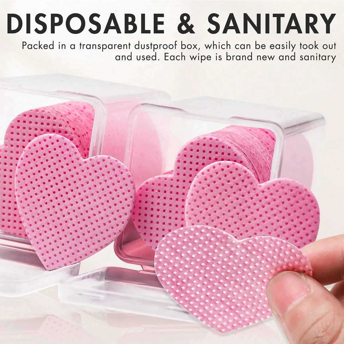 Eyelash Extensions - LINMANDA 200 Pieces of Lint-Free Nail