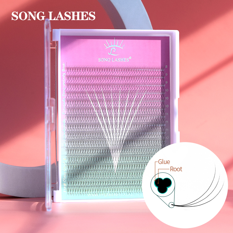 Eyelash Extension Korean Style - Song Lashes 3D8D10D Pointy Base Promade