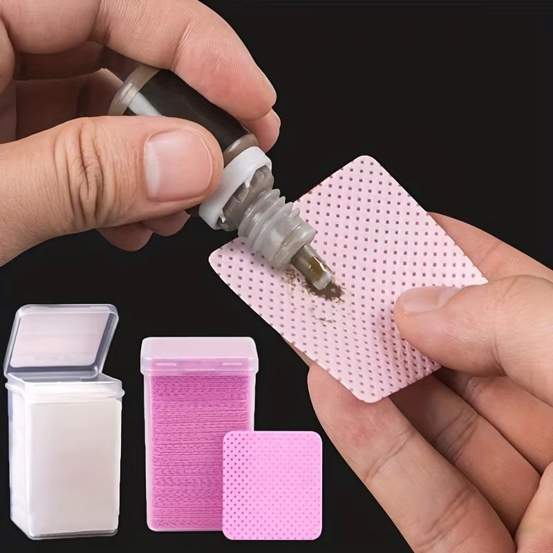 Eyelash Extensions - 200 Pieces/Box Lint-Free Nail Wipes, Eyelash