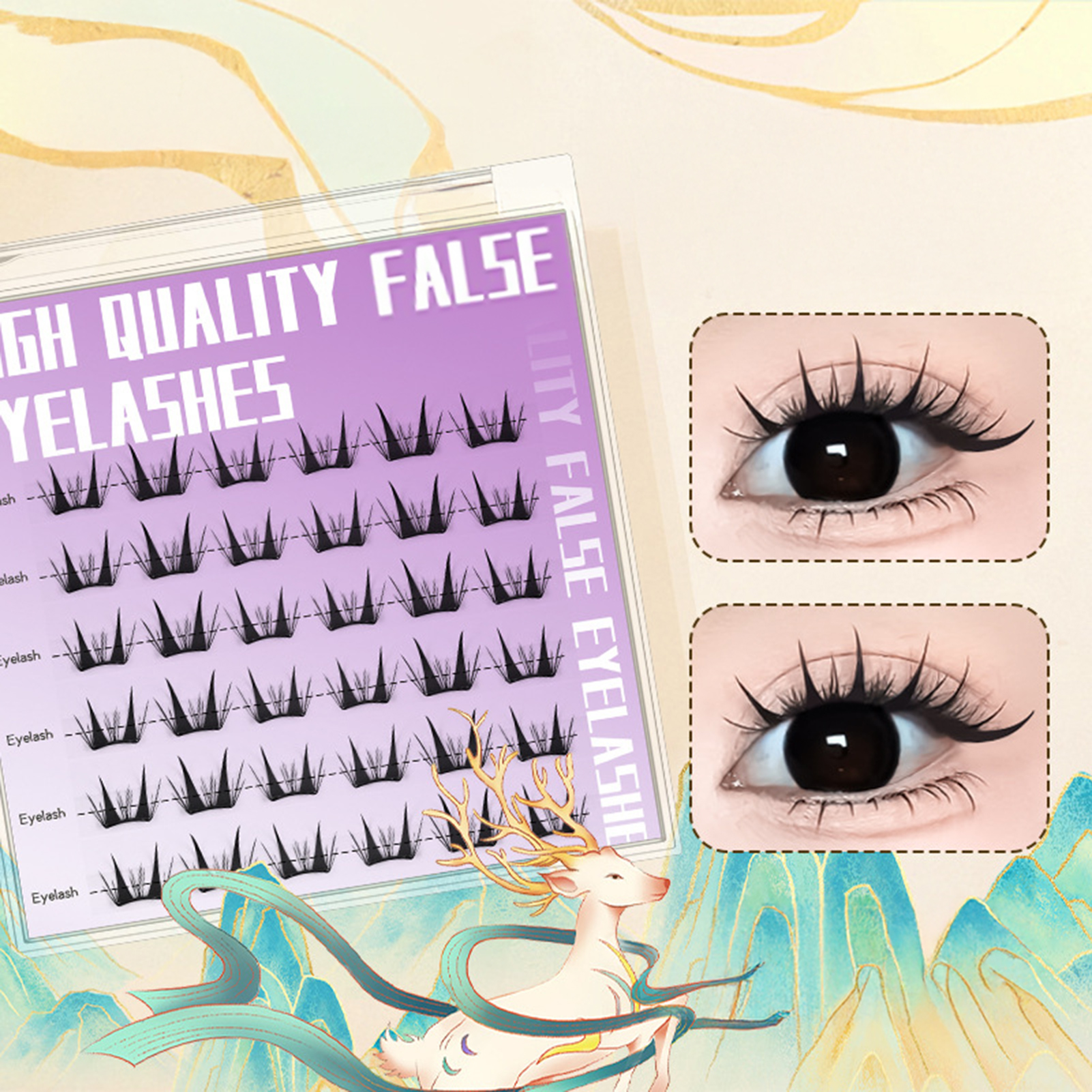 Eyelash Extension Korean Style - Korean Style Self Adhesive Press on