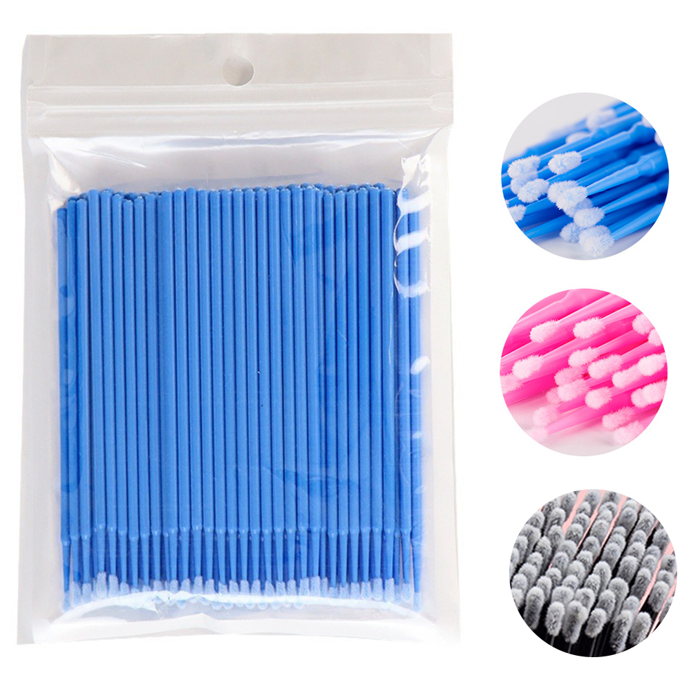 Micro Brush Applicator - 500/1000PCS Micro Brushes Eyelash Brushes Crystal