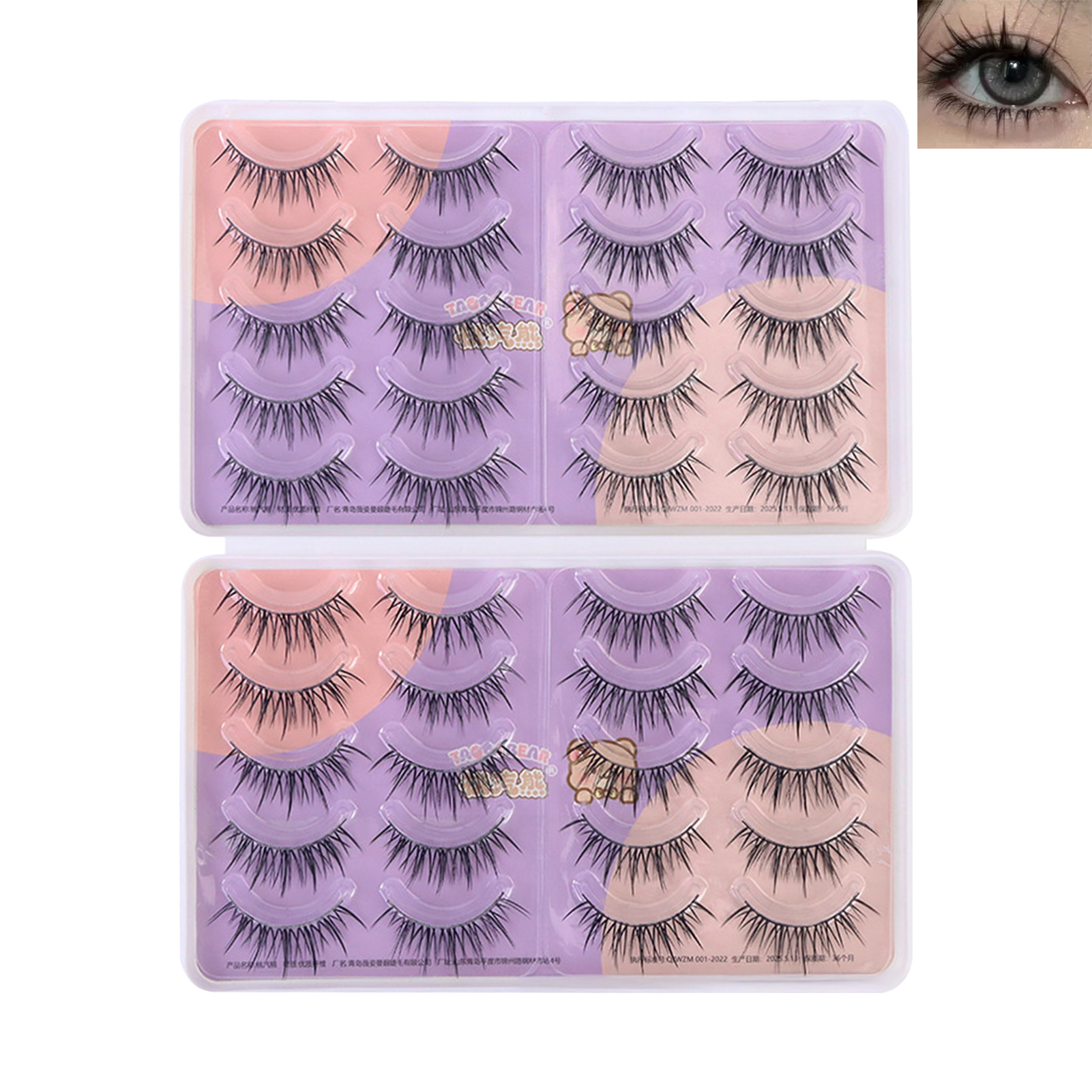 3D Manga Lash strips Dramatic  – обзор и цена Eyelash Extension Korean Style