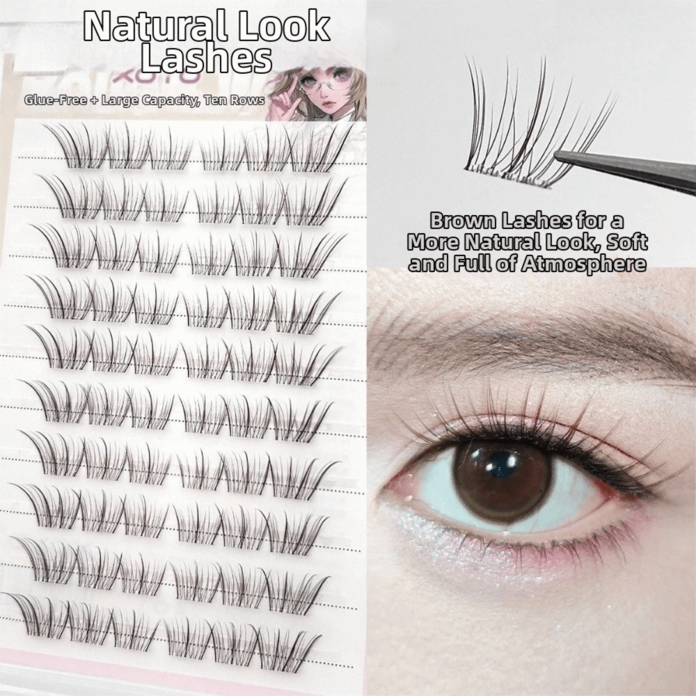Black Self Adhesive False Eyel – обзор и цена Eyelash Extension No 10