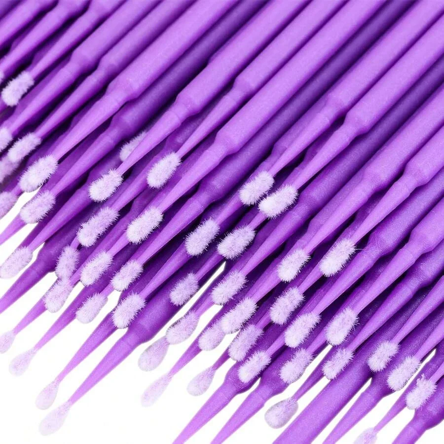 100pcs Micro Eyelash Applicato – обзор и цена Micro Brush Applicator