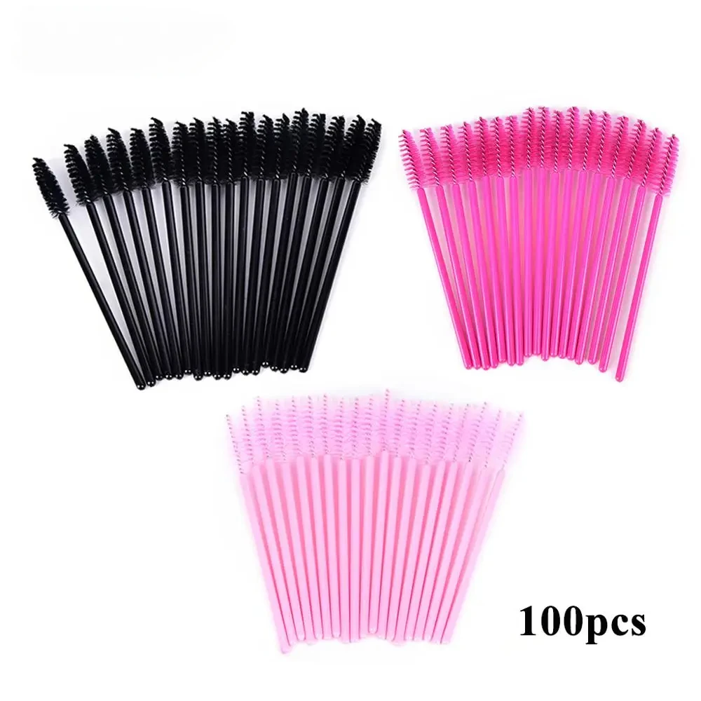 100Pcs Wand Lash Eyebrow Brush – обзор и цена Micro Brush Applicator