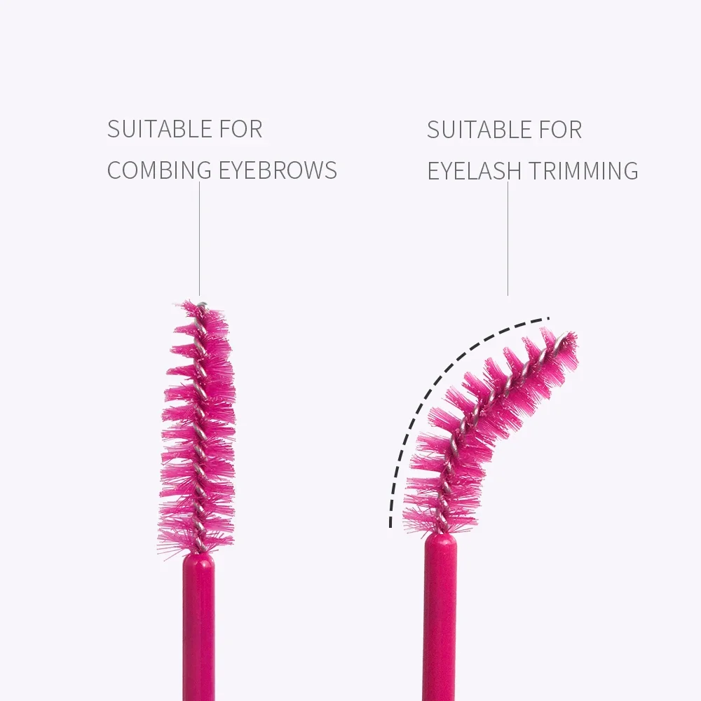100Pcs Wand Lash Eyebrow Brush – обзор и цена Micro Brush Applicator