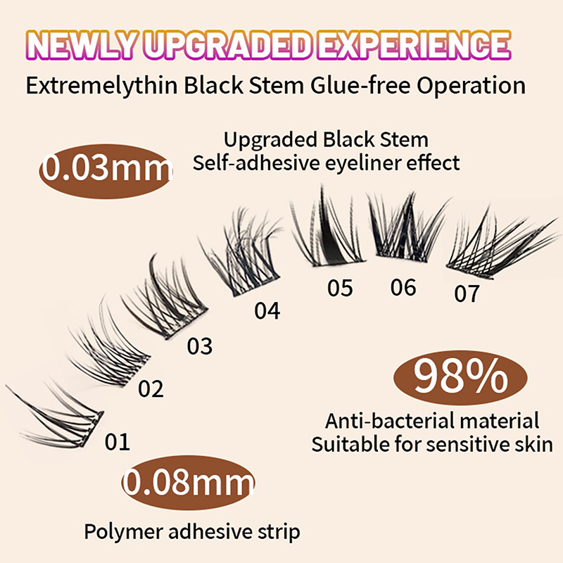 100-160Cluster Eyelash Extensi – обзор и цена Eyelash Extension No 10