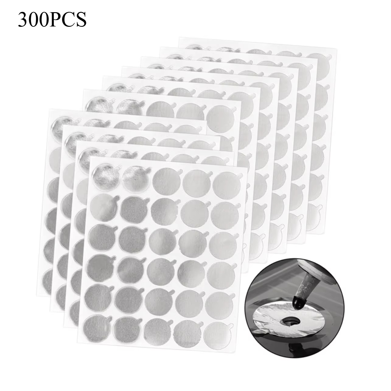 300pcs Foil Sticker Pads(10 Sh – обзор и цена Eyelash Extension Maps