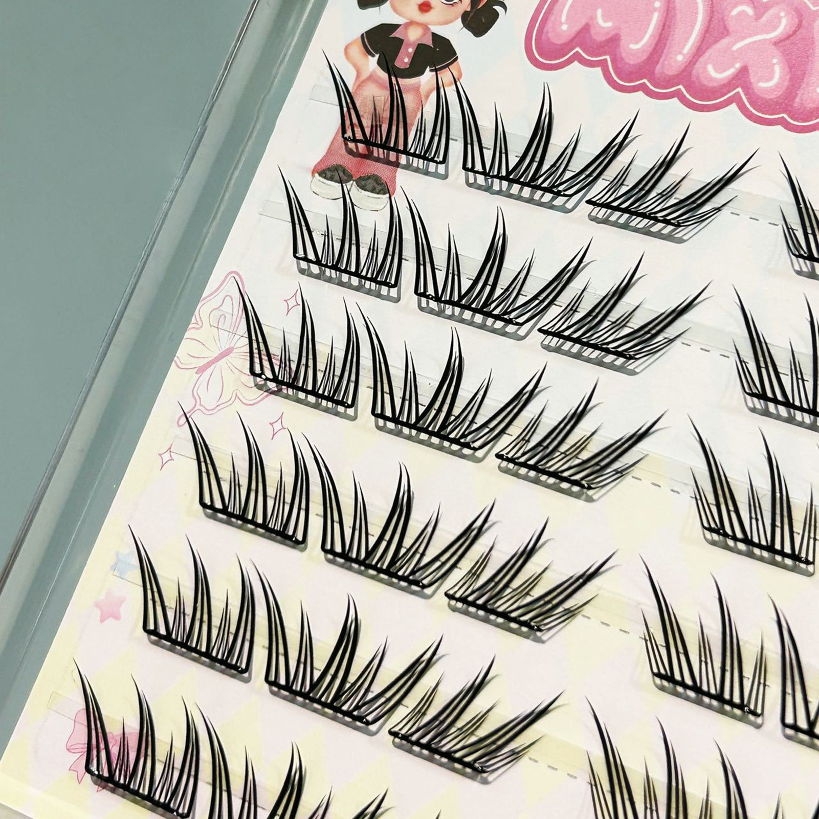 Cat eye's False Eyelash extens – обзор и цена Eyelash Extension Korean Style