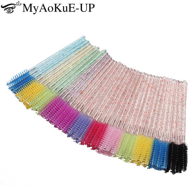 100/200pcs Crystal Eyelash Mak – обзор и цена Micro Brush Applicator