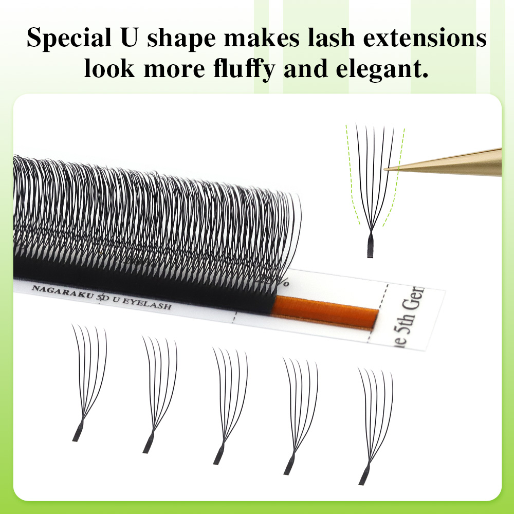 NAGARAKU U Shape 3D/4D/5D Soft – обзор и цена Eyelash Extension Course