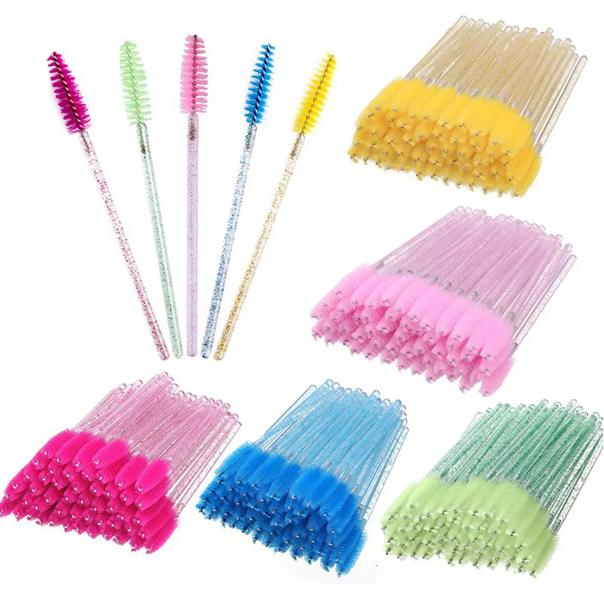50pcs Eyelash Brushes Mascara  – обзор и цена Eyelash Extension Wholesale