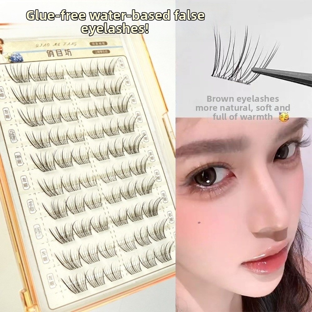 Mocha Brown Self Adhesive Fals – обзор и цена Eyelash Extension No 10