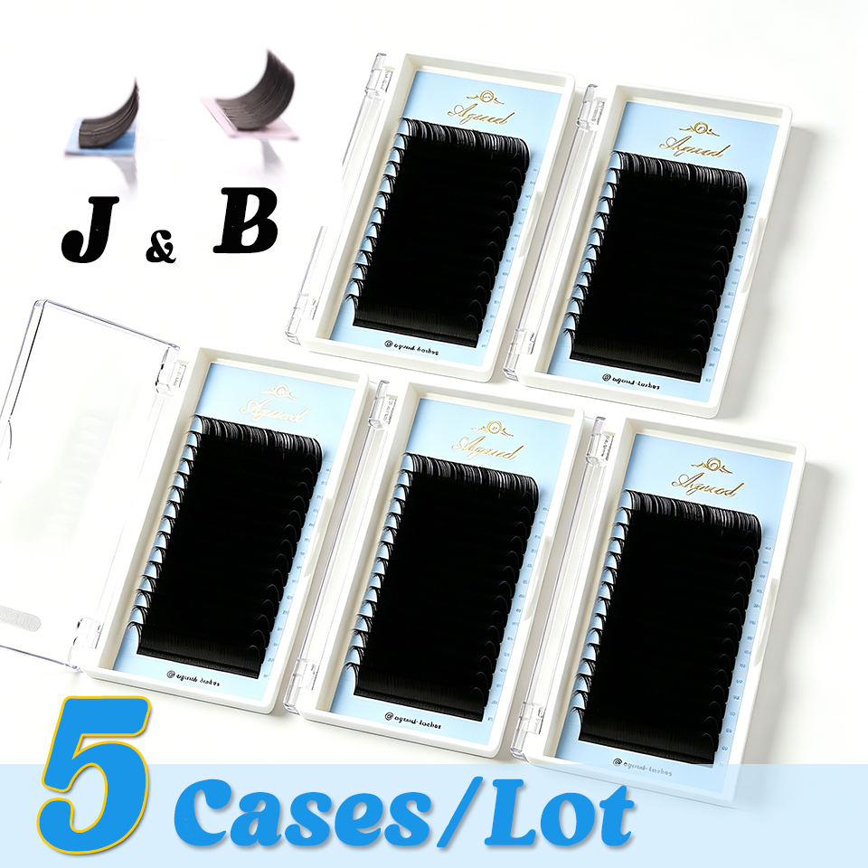 AGUUD 5 Cases Individual Eyela – обзор и цена Eyelash Extension Korean Style