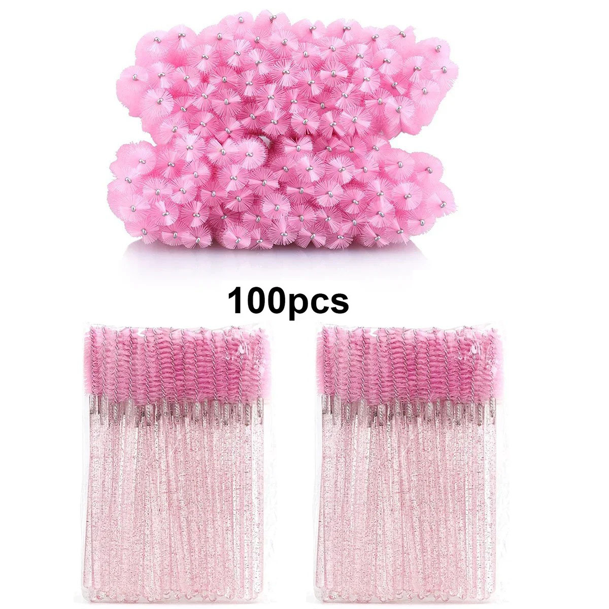100pcs Disposable Eyelash Brus – обзор и цена Eyelash Extension Wholesale
