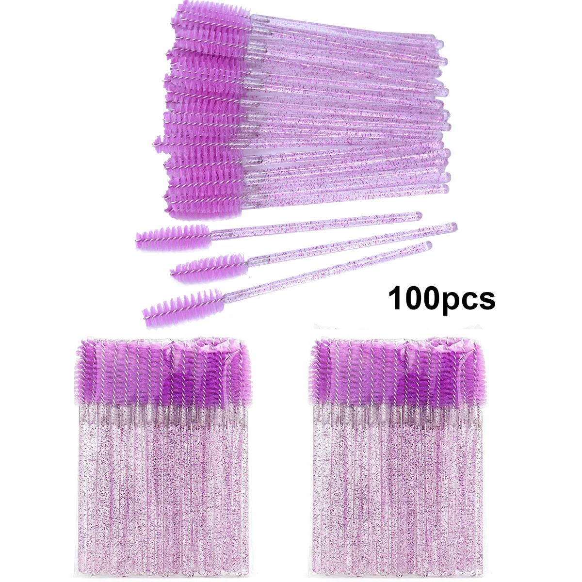 100pcs Disposable Eyelash Brus – обзор и цена Eyelash Extension Wholesale