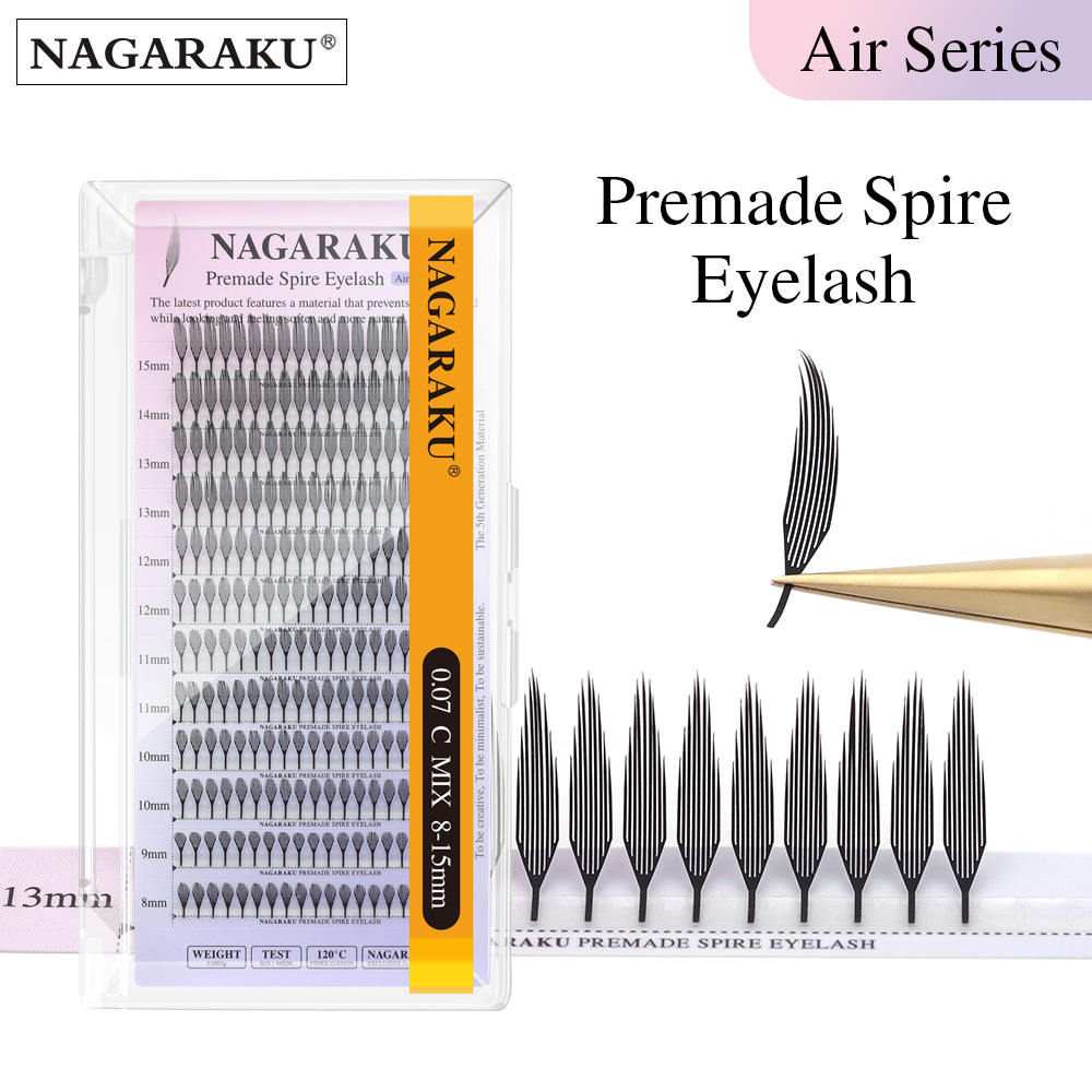 NAGARAKU Premade Spire Eyelash – обзор и цена Eyelash Extension Course