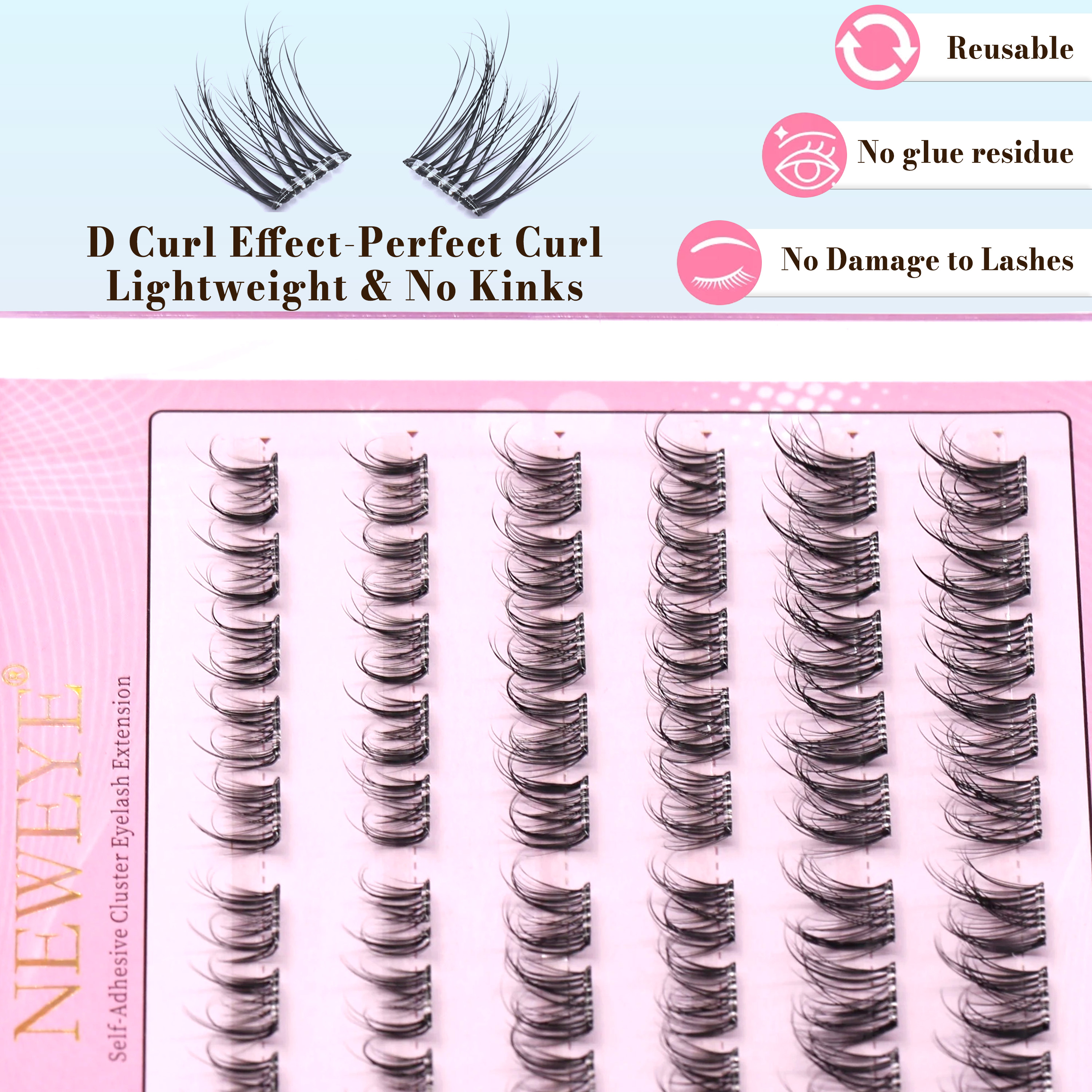 NE Series NE05 New Packing 6Ro – обзор и цена Eyelash Extension No 10