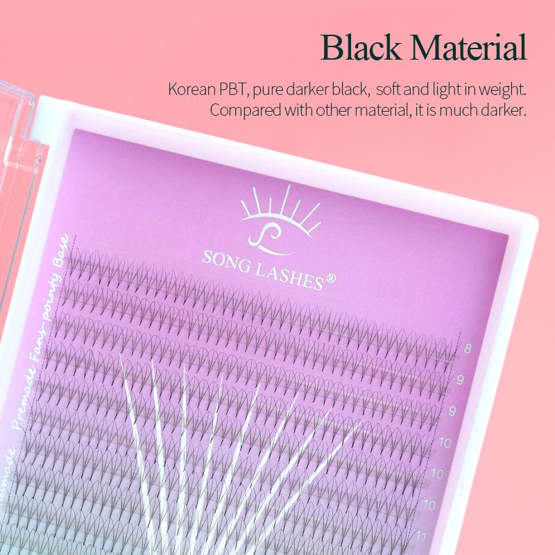 Song Lashes 3D8D10D Pointy Bas – обзор и цена Eyelash Extension Korean Style