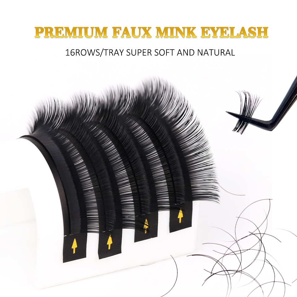 Lashprofessor 10 Cases/Lot Eye – обзор и цена Eyelash Extension Korean Style