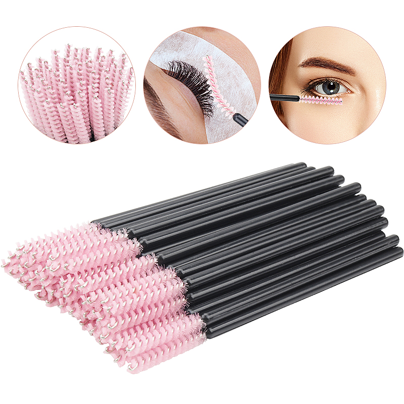 50pcs Disposable Eyelash Brush – обзор и цена Micro Brush Applicator