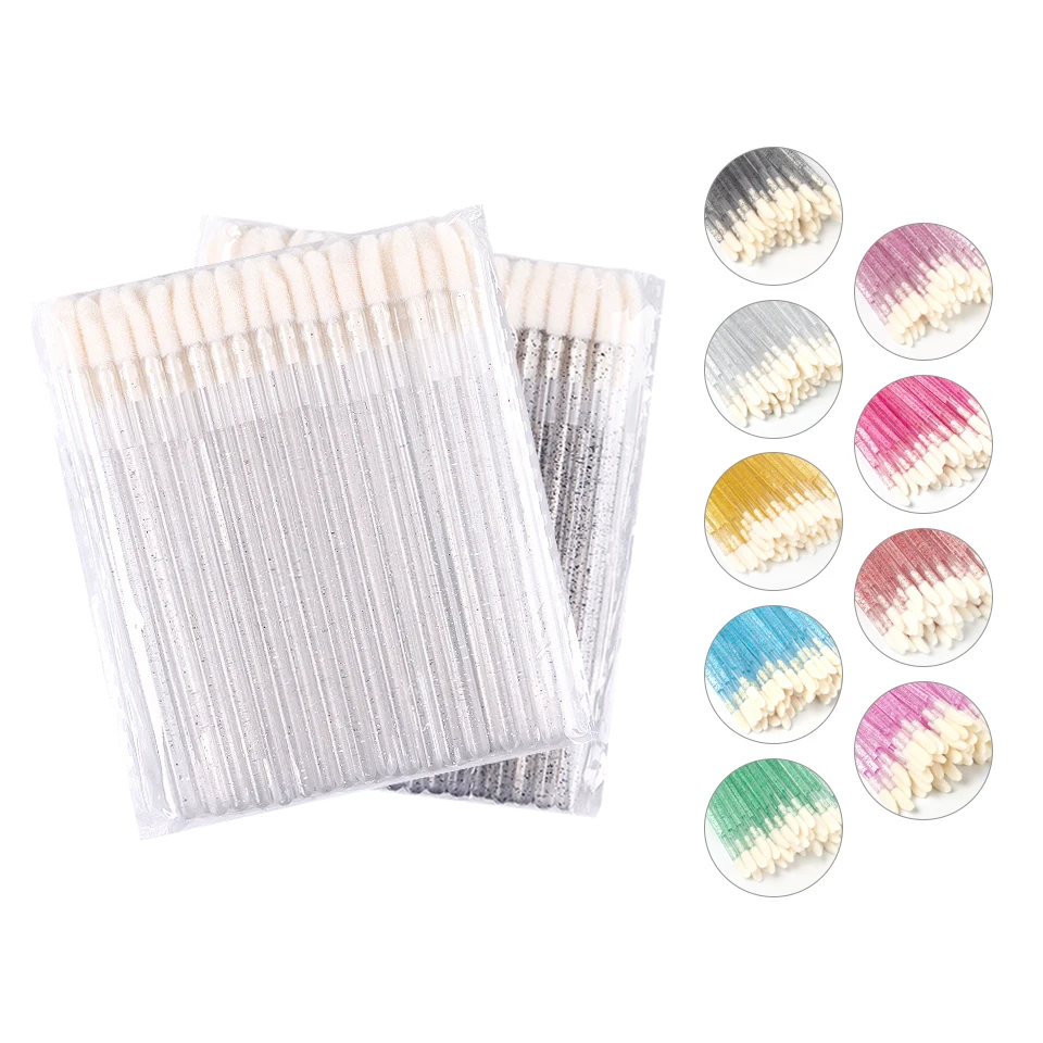 Wands Mascara Brushes Lip 50/1 – обзор и цена Eyelash Extension Wholesale