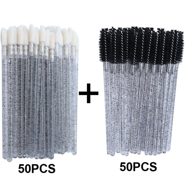 Wands Mascara Brushes Lip 50/1 – обзор и цена Eyelash Extension Wholesale