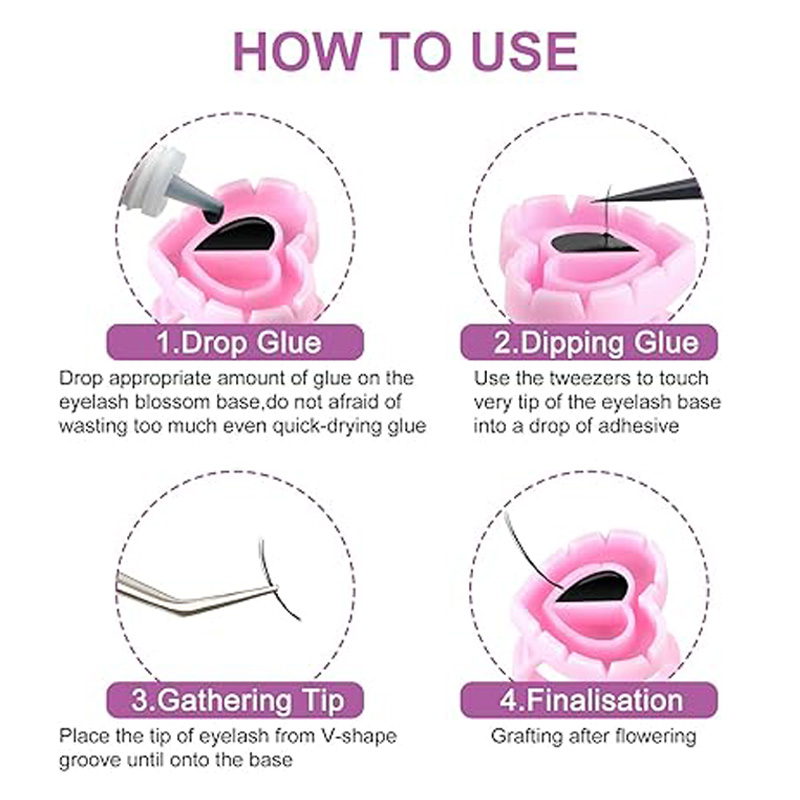 100pcs/bag Disposable Eyelash  – обзор и цена Eyelash Extension Maps