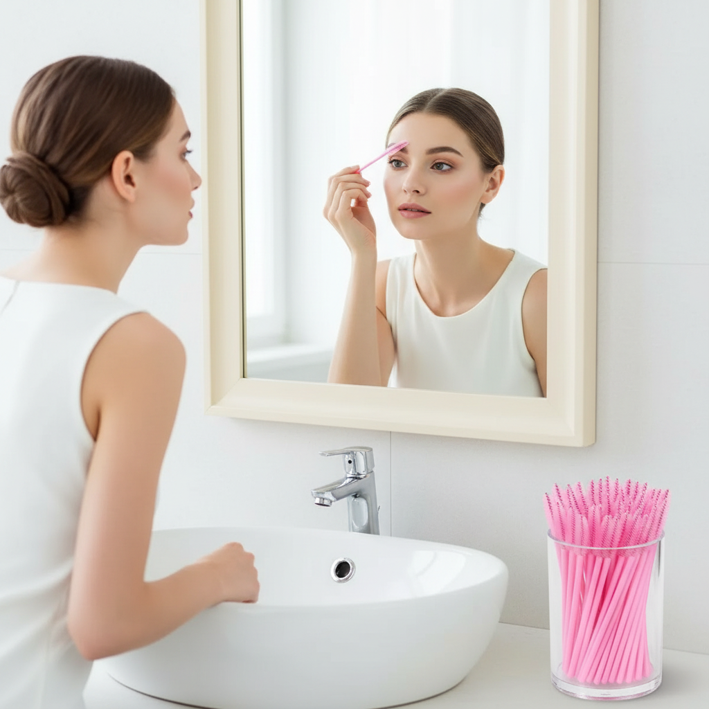 50pcs Disposable Eyelash Brush – обзор и цена Eyelash Extensions