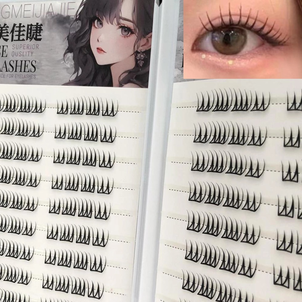 U Shape Glue-free False Eyelas – обзор и цена Eyelash Extension Korean Style