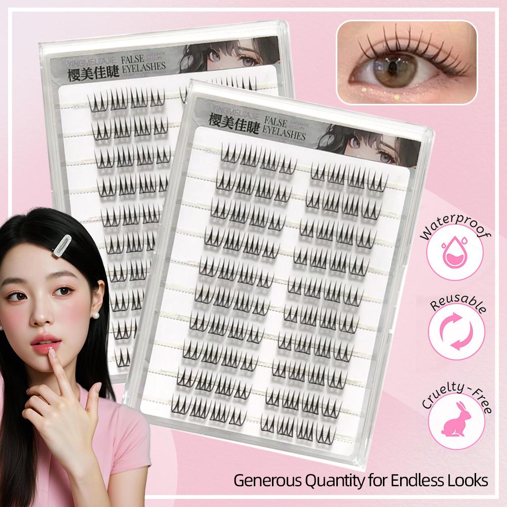 U Shape Glue-free False Eyelas – обзор и цена Eyelash Extension Korean Style