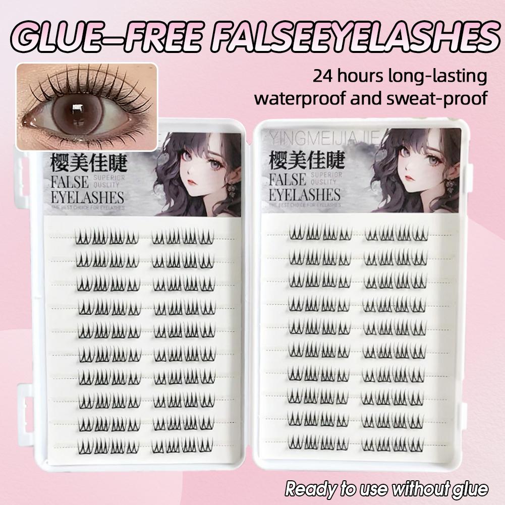 U Shape Glue-free False Eyelas – обзор и цена Eyelash Extension Korean Style