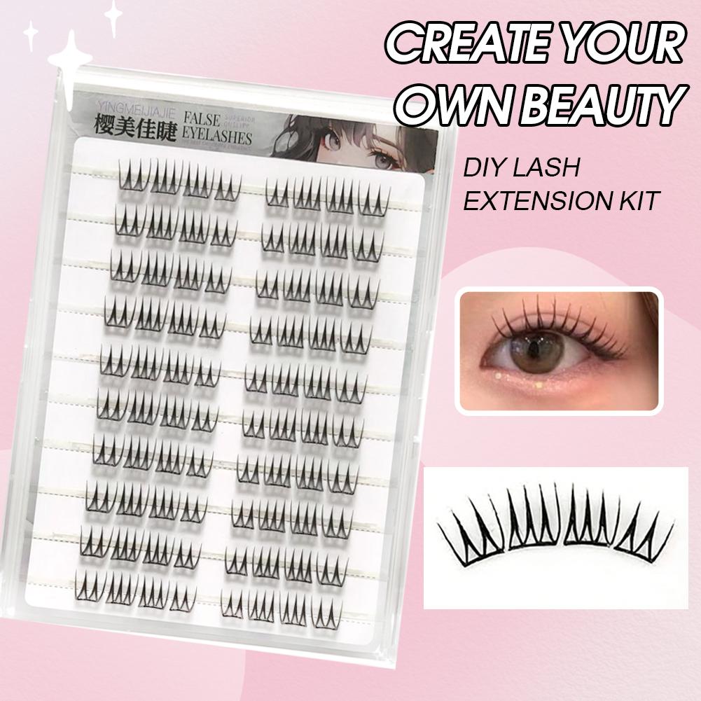 U Shape Glue-free False Eyelas – обзор и цена Eyelash Extension Korean Style