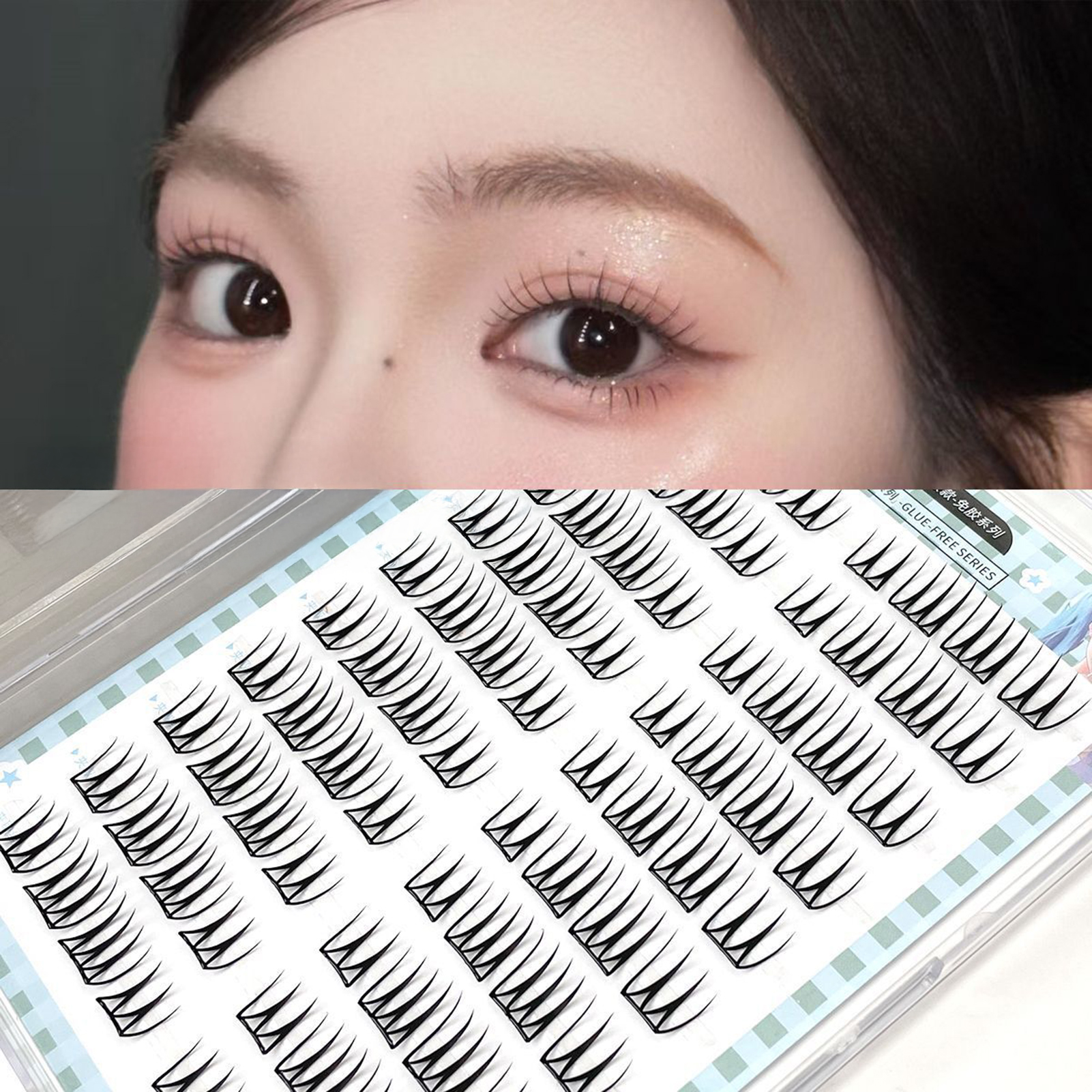 Self Adhensive False Eyelashes – обзор и цена Eyelash Extension Korean Style