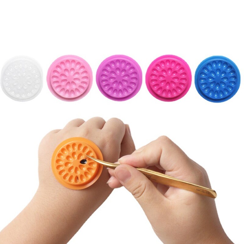 100pcs Eyelash Glue Holder Eye – обзор и цена Eyelash Extension Maps