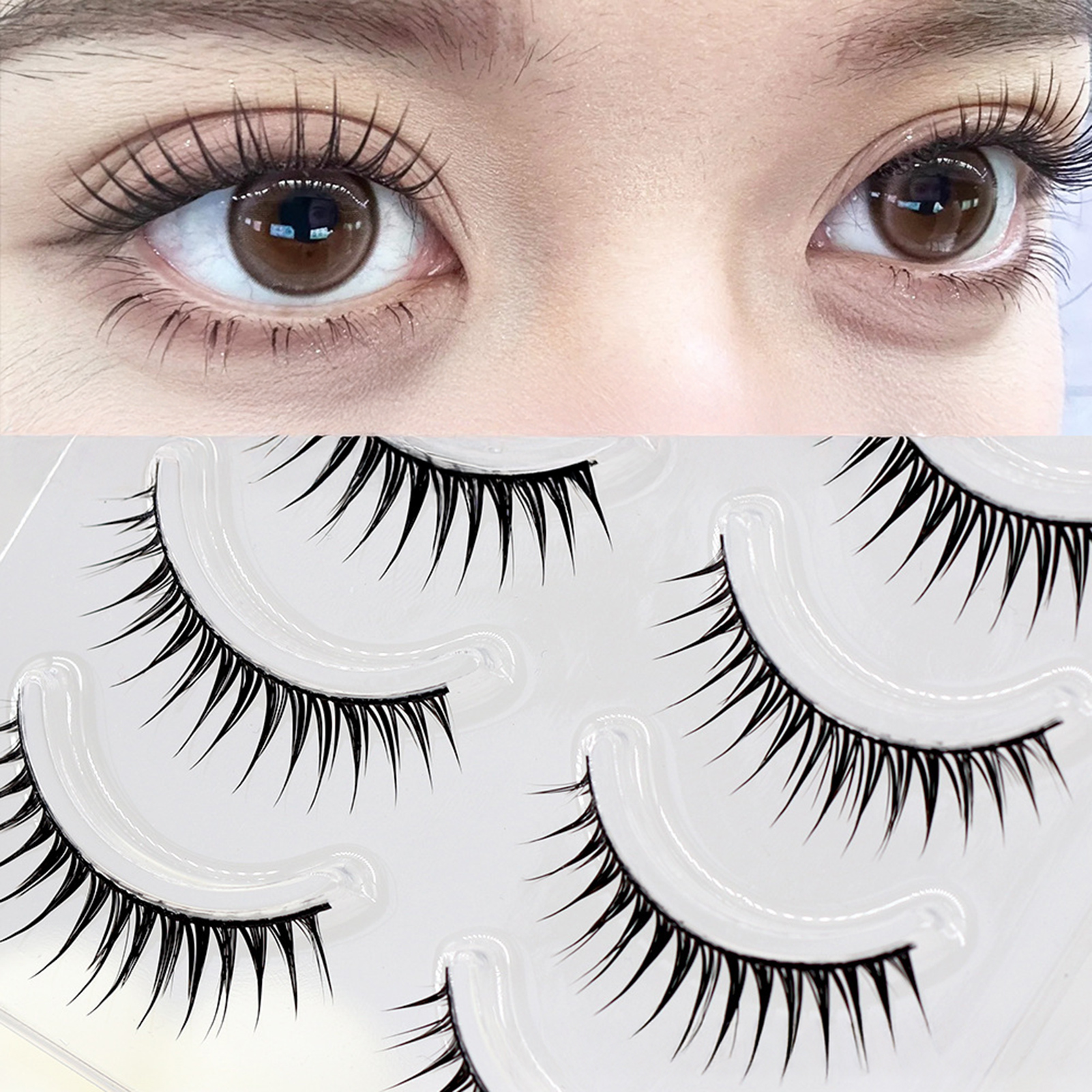 5 Pairs Korean Style False Eye – обзор и цена Eyelash Extension Korean Style