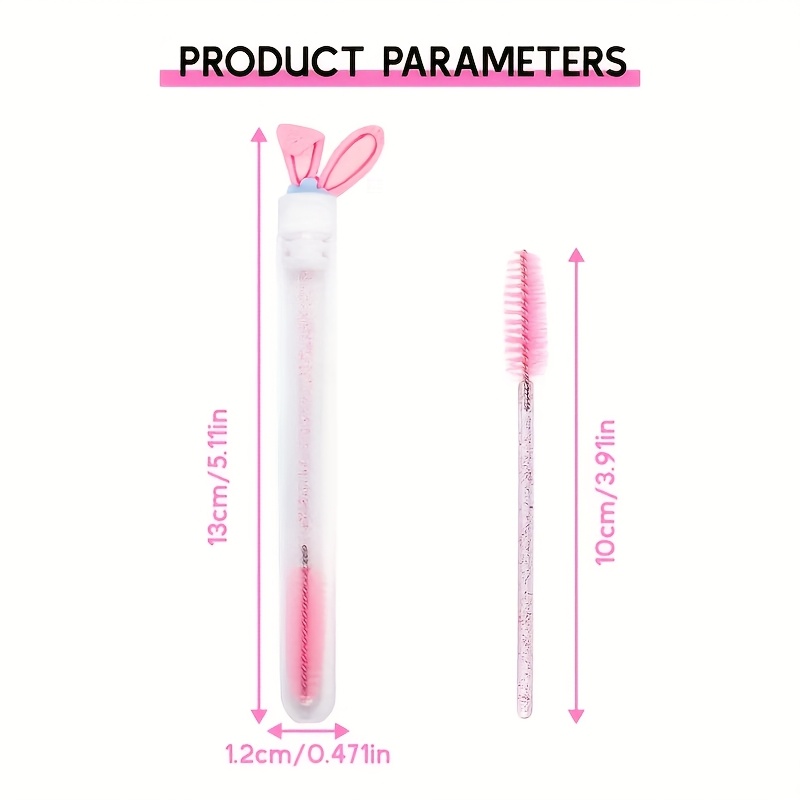 5pcs Bunny Eyelash Spoolies wi – обзор и цена Eyelash Extension Vendor