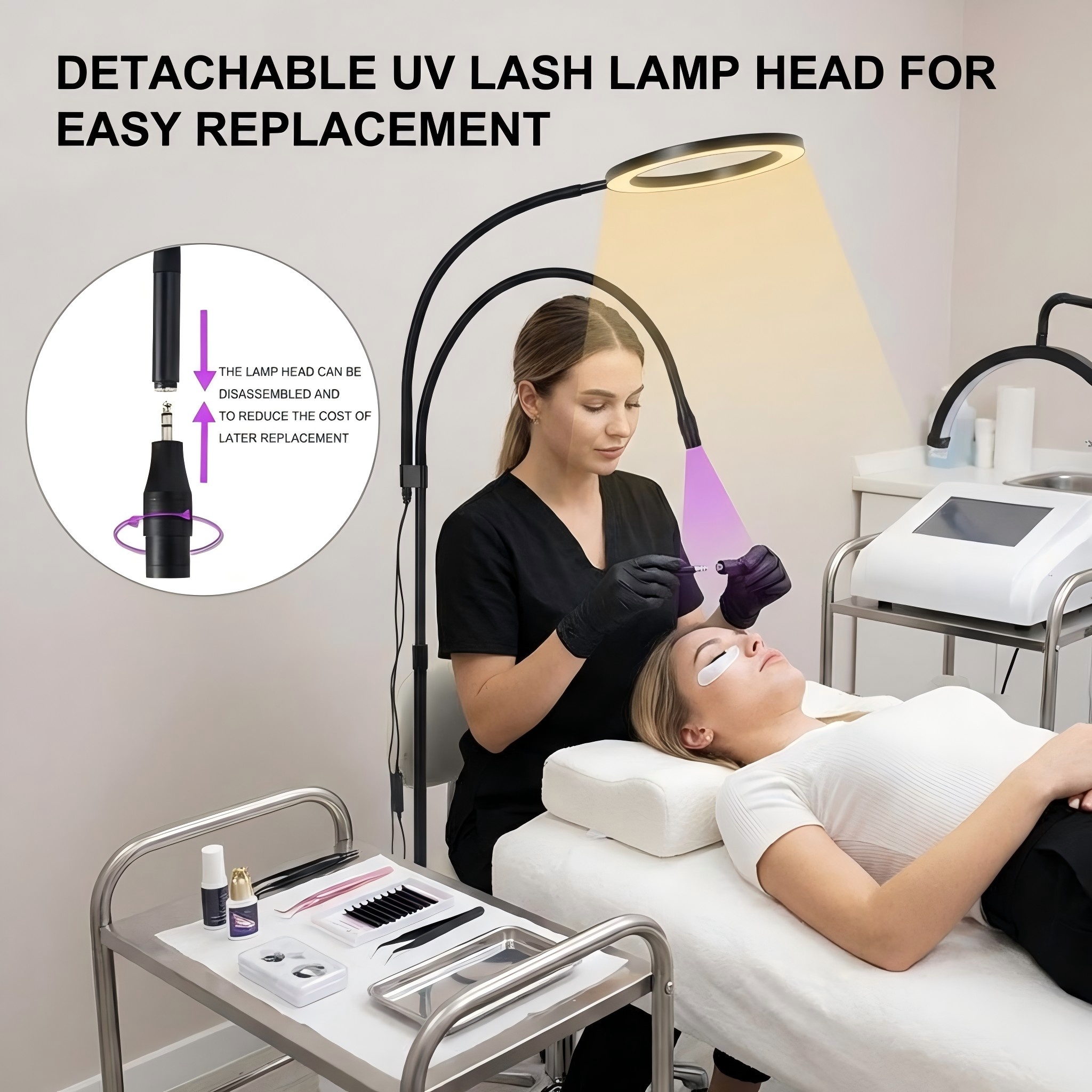 LED UV Eyelash Light 2-in-1 Pr – обзор и цена Eyelash Extension No 10
