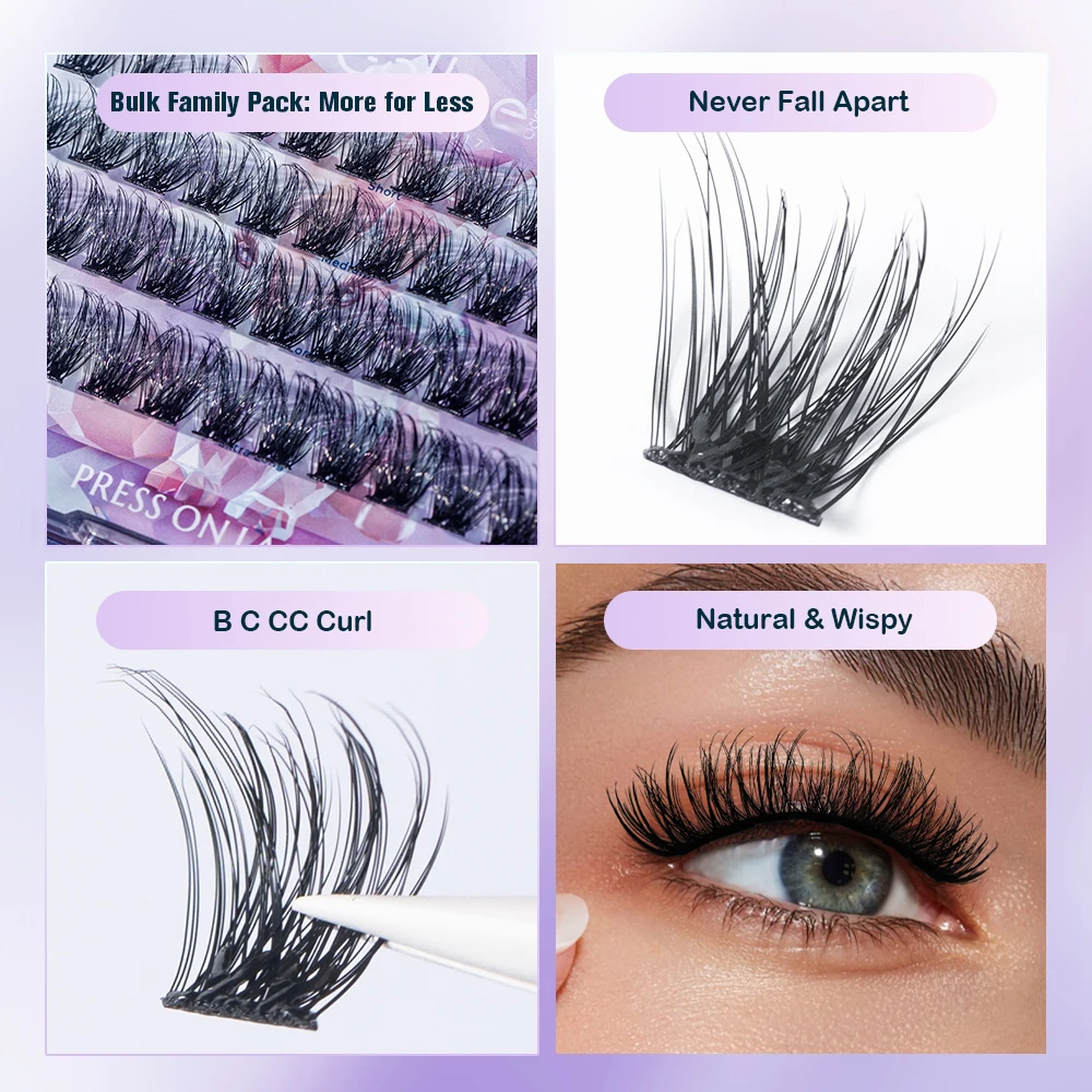 Gollee Self-Stick Eyelash Clus – обзор и цена Eyelash Extension No 10