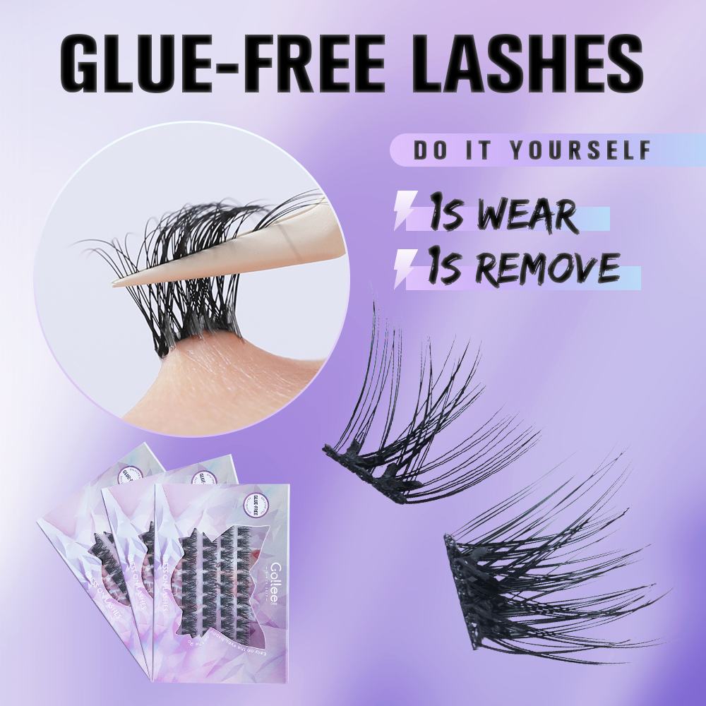 Gollee Self-Stick Eyelash Clus – обзор и цена Eyelash Extension No 10