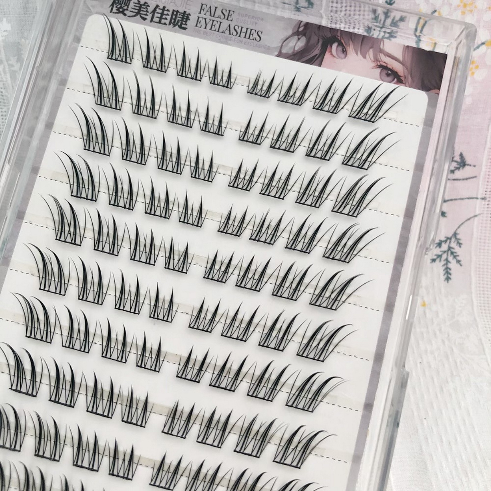 Fox-style False Eyelashes Glue – обзор и цена Eyelash Extension No 10