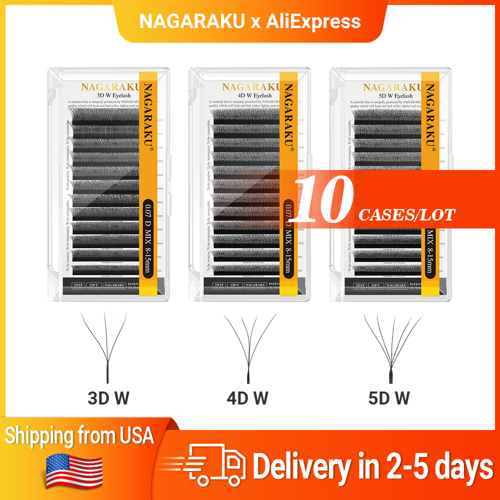 NAGARAKU Ship from USA 10 Case – обзор и цена Eyelash Extension Course
